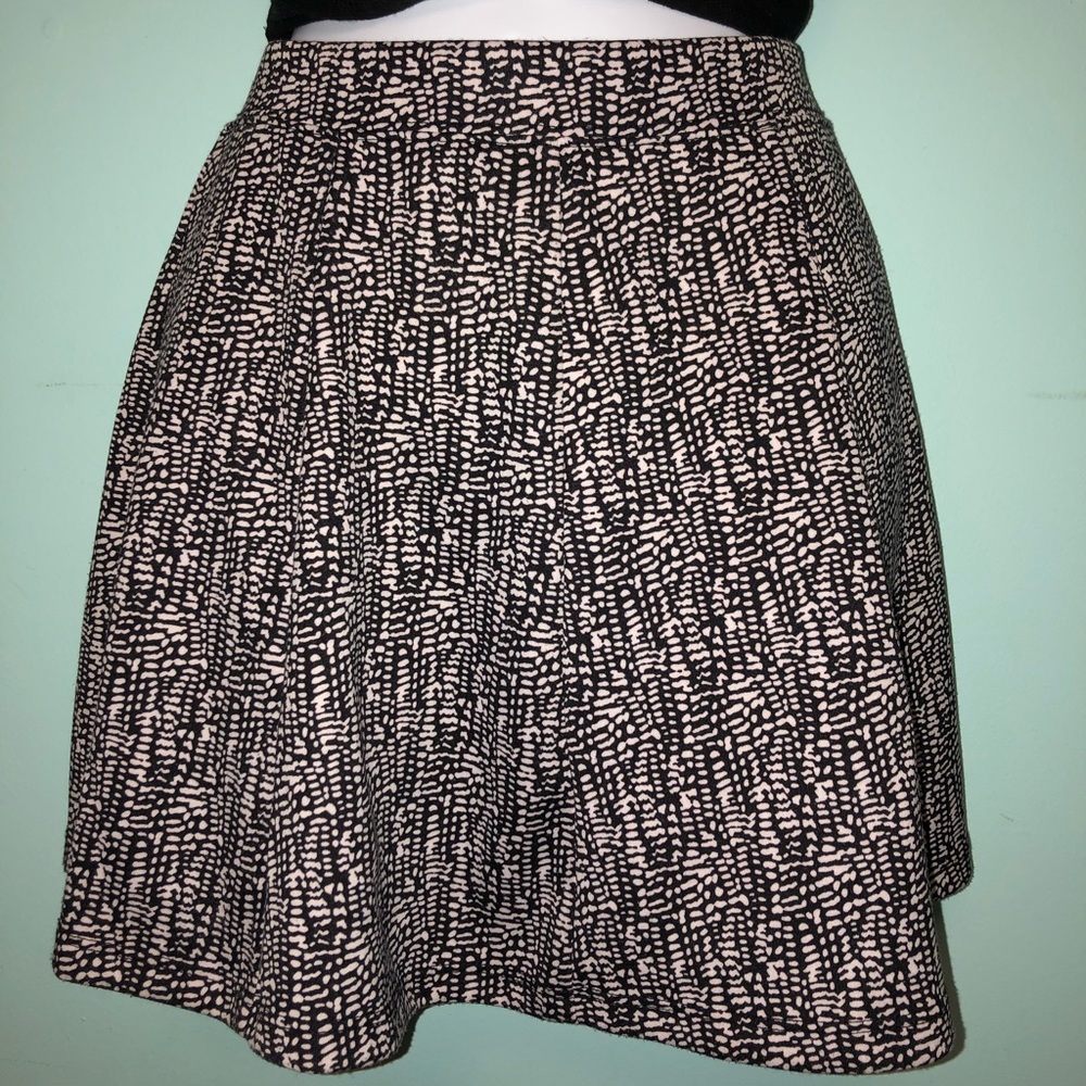 Black and White Circle Skirt